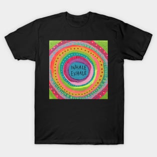 Inhale Exhale Mandala T-Shirt